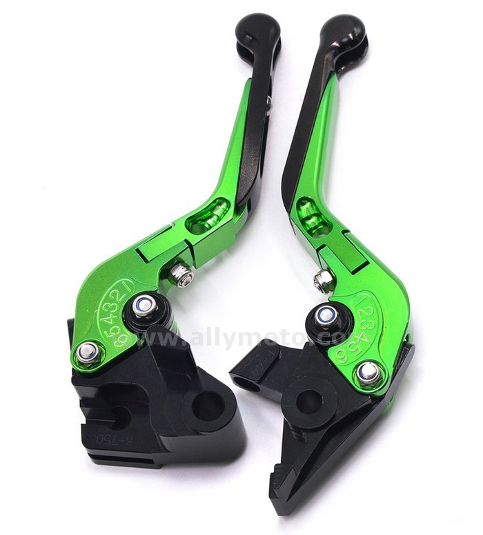 054 CNC Alloy Adjustable Foldable Extendable Motorbike Brake Clutch Levers For Yamaha WR 125X 2011 to 2015-6